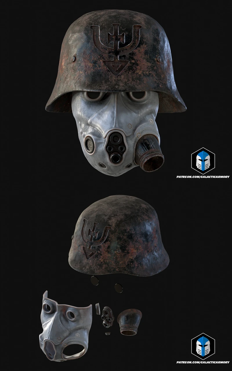 Heretic Helmet STL File for 3D Printing STL model for 3D printing