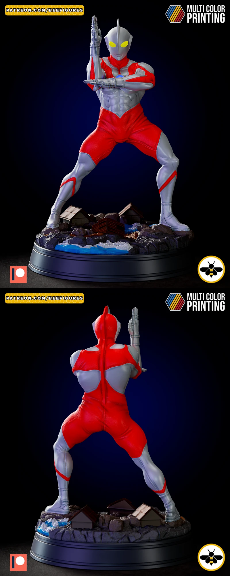 Ultraman – Tokusatsu Hero STL Figure for 3D Printing STL model for 3D printing