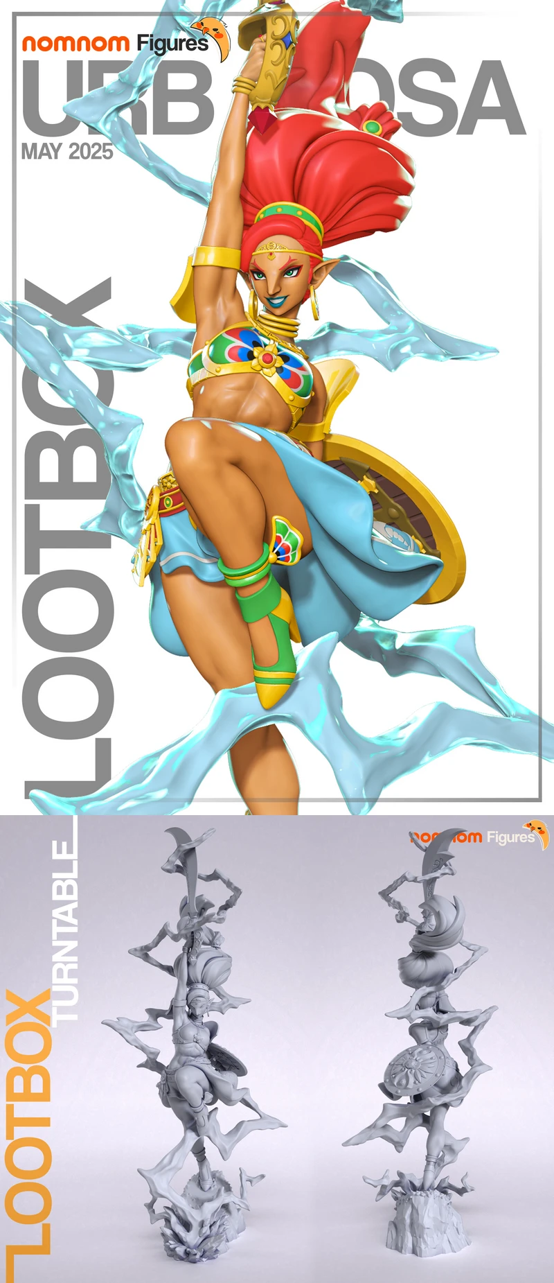 Urbosa – Breath of the Wild STL model for 3D printing