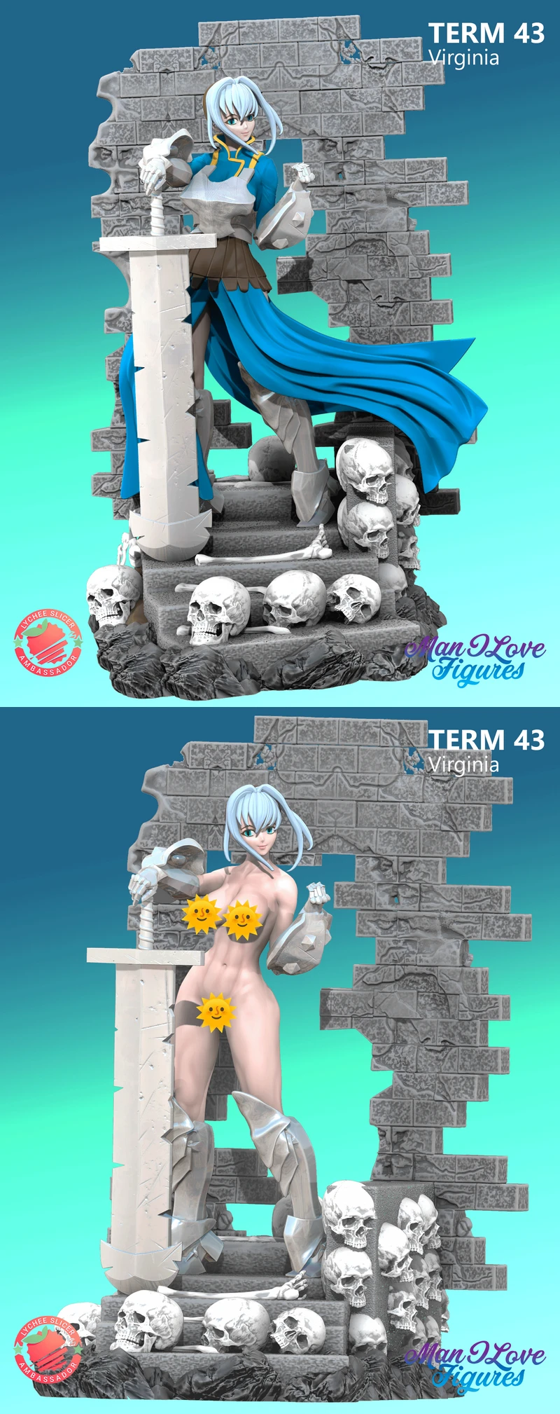 VIRGINIA – UNICORN OVERLORD STL model for 3D printing