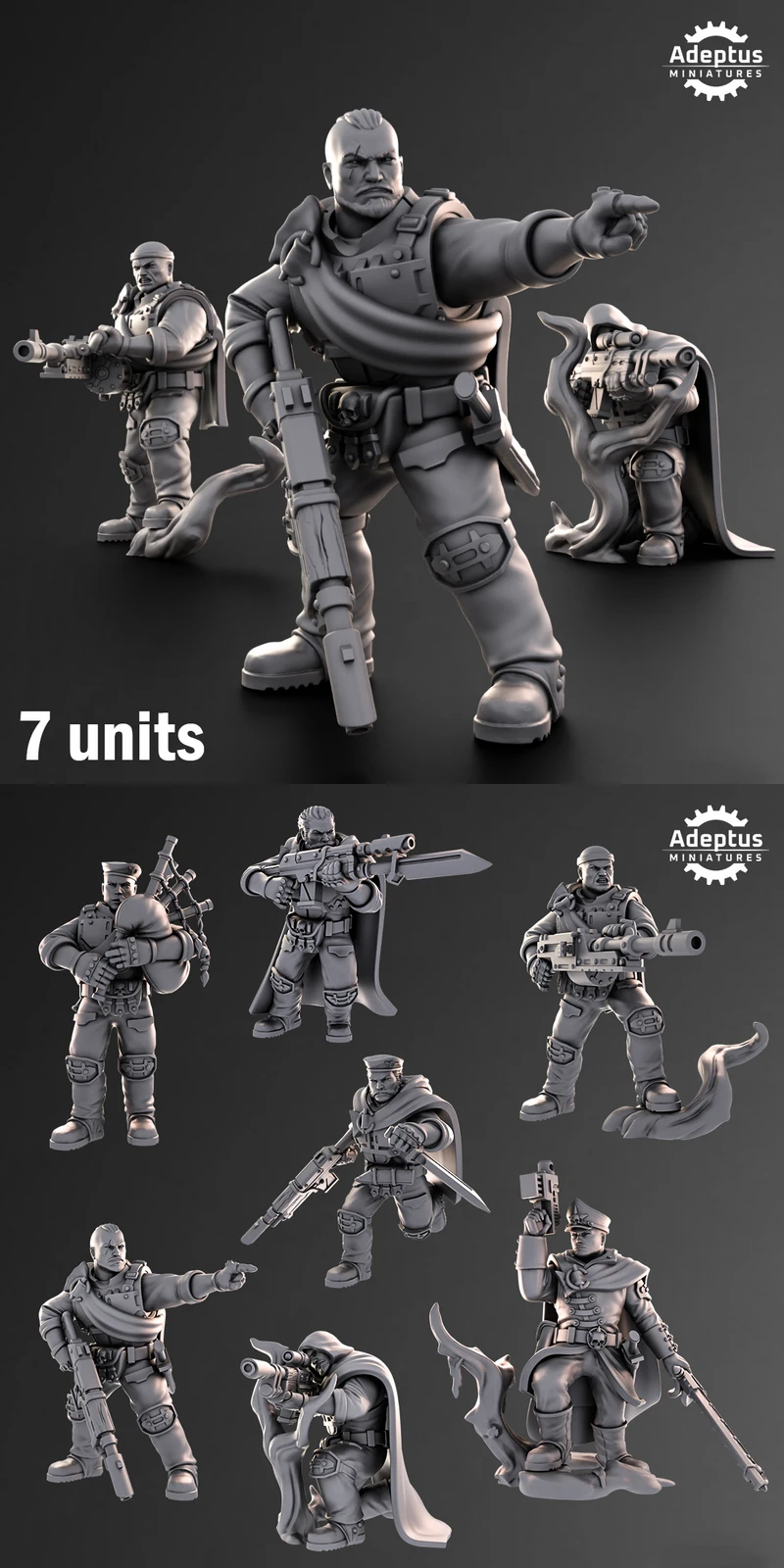 Vael’s Ghosts A-21.40 STL model for 3D printing