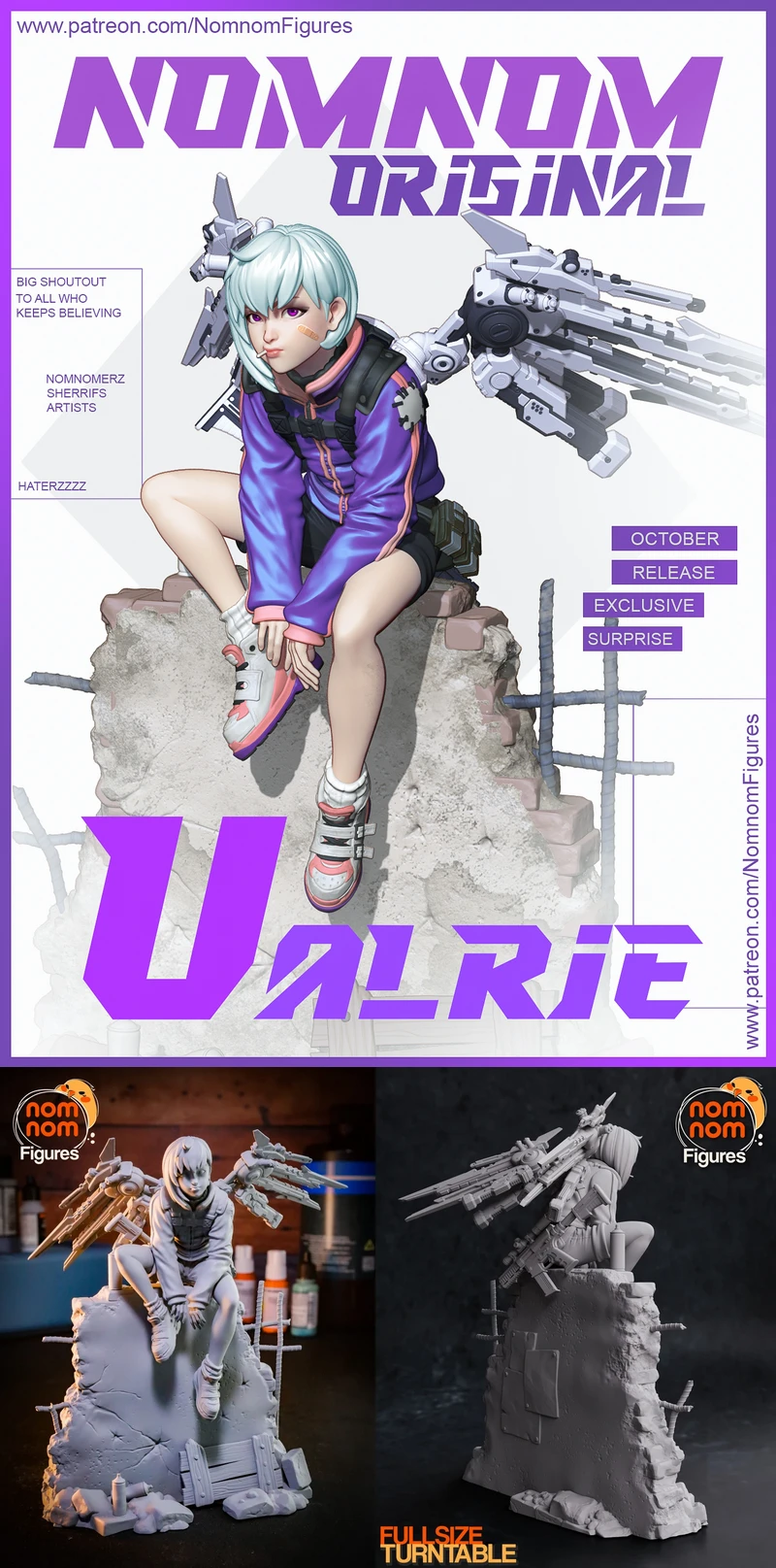 Valrie – Nomnom Originals STL model for 3D printing