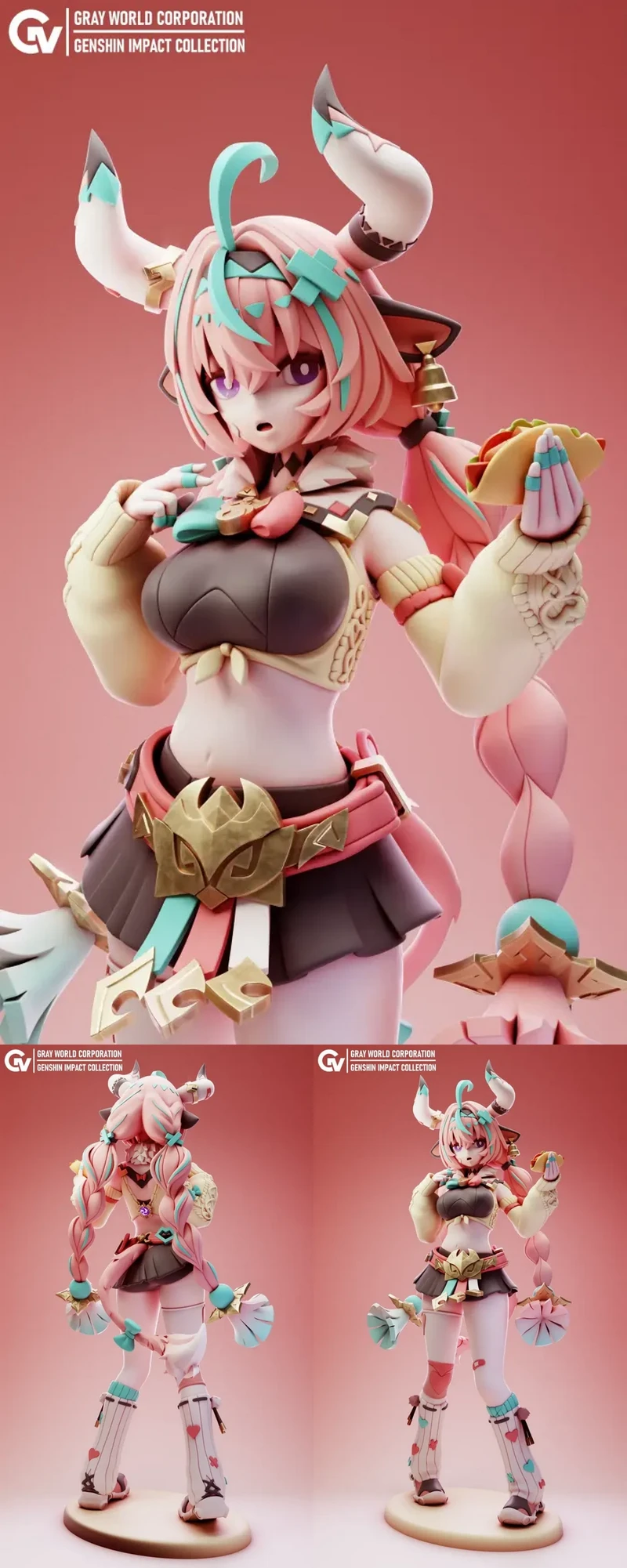 Varesa Genshin Impact STL model for 3D printing