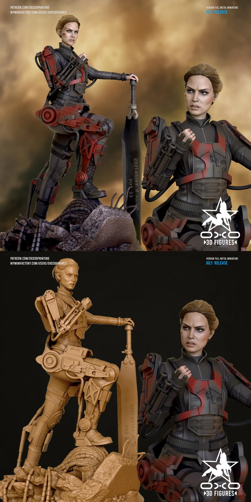 Verdun Edge of Tomorrow 3D Printable Miniature STL File STL model for 3D printing