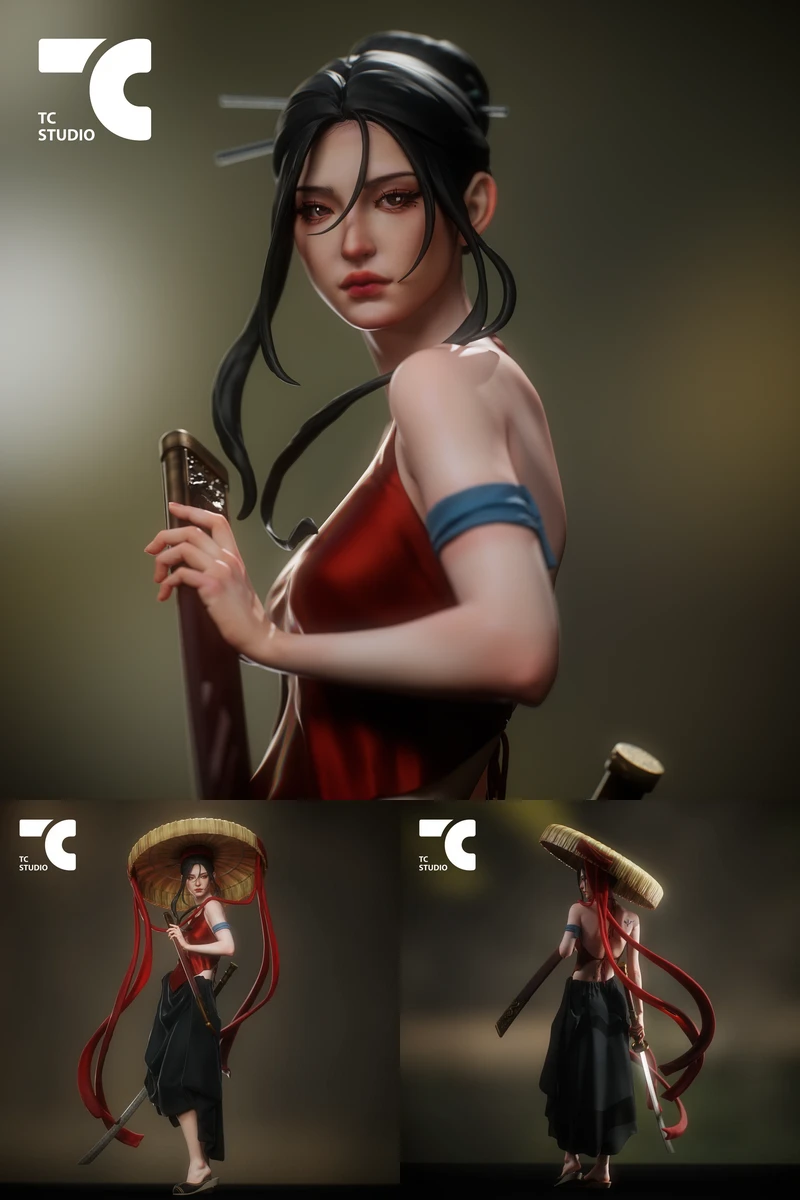 Vietnamese Swordsman STL model for 3D printing