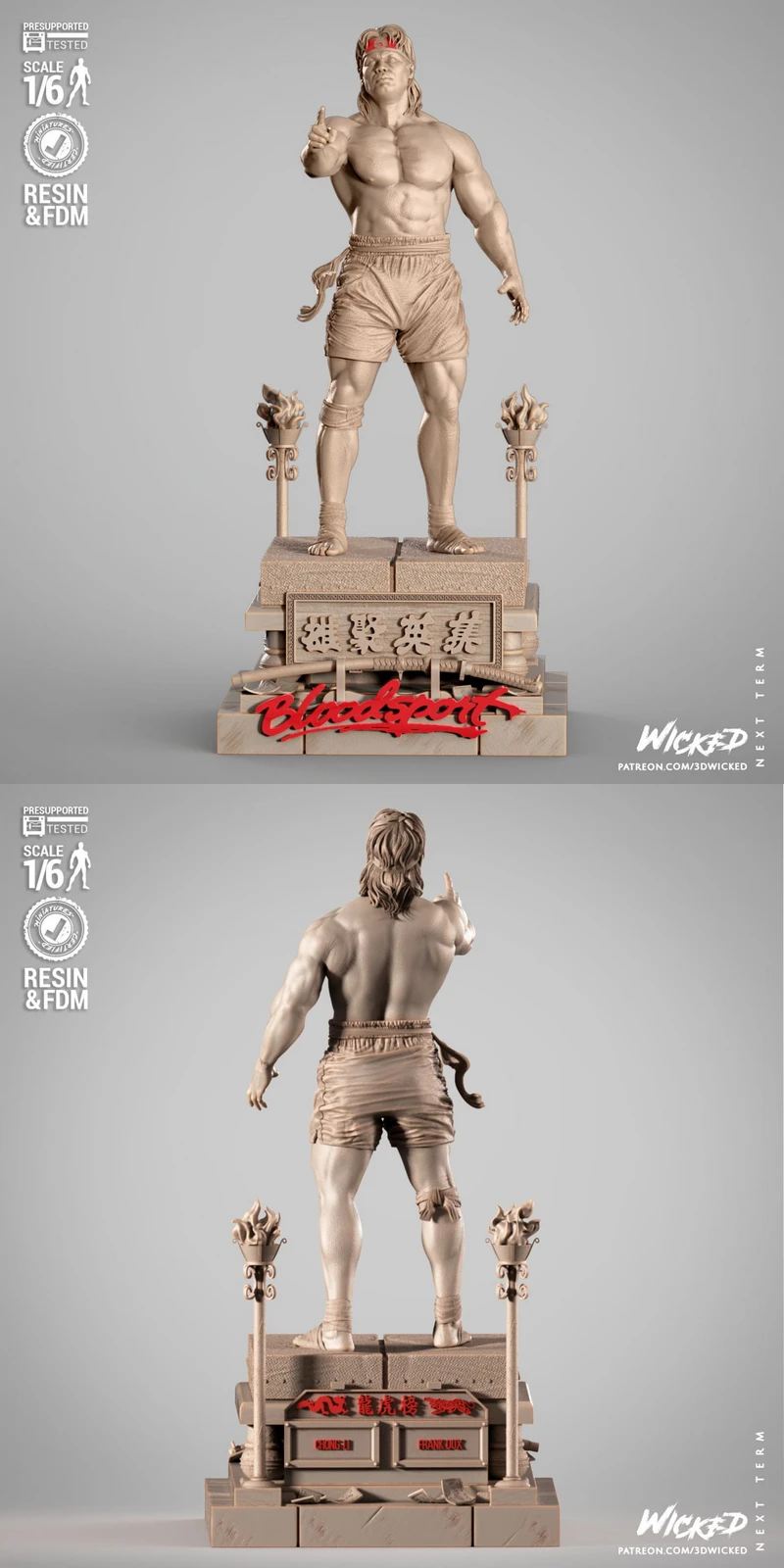 Chong Li Sculpture STL model for 3D printing