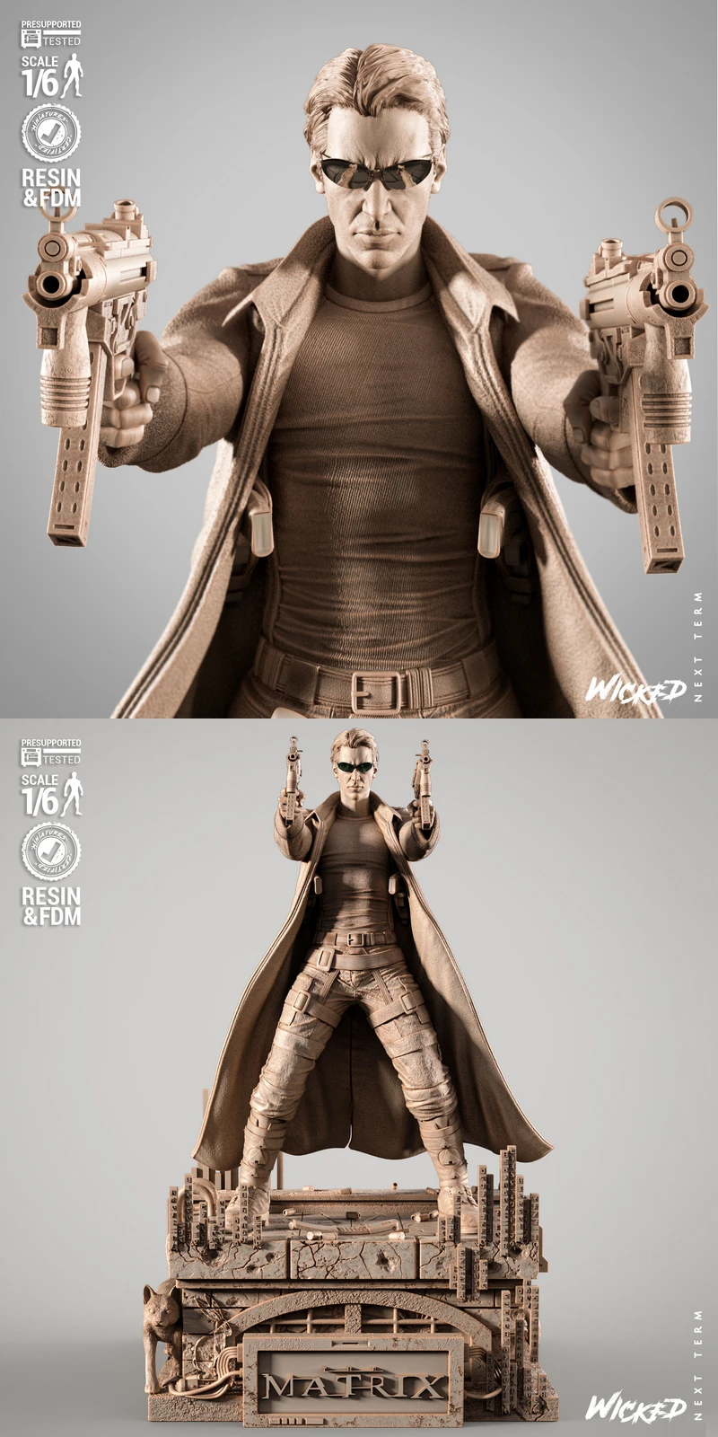 Neo Sculpture STL model for 3D printing
