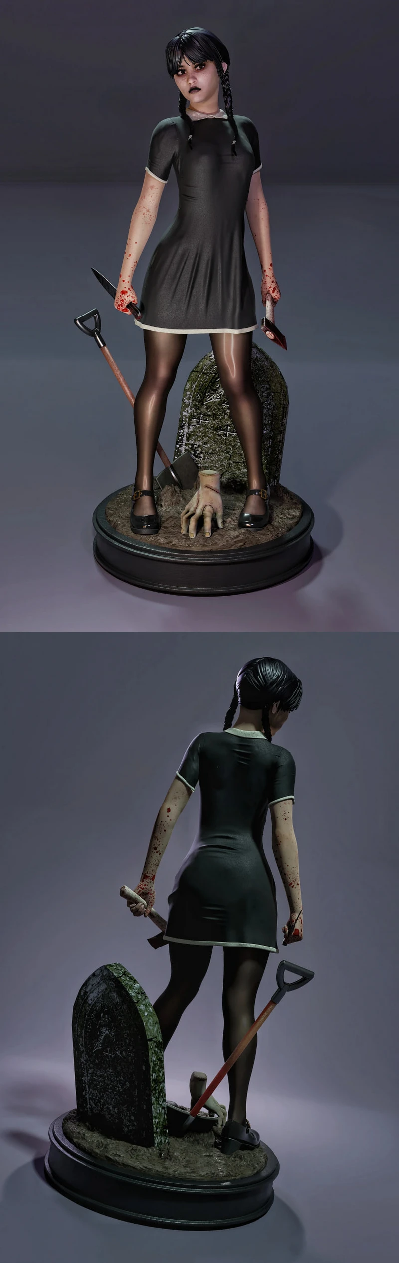 Wednesday – TV Adaptation STL model for 3D printing
