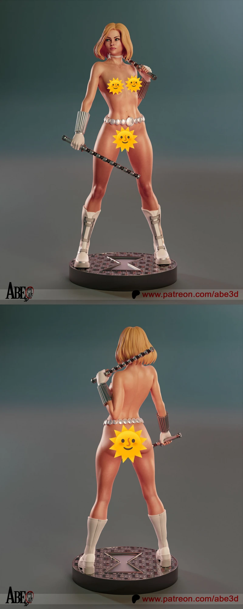 White Widow – Yelena Belova STL Figure (Extra Edition) for 3D Printing STL model for 3D printing
