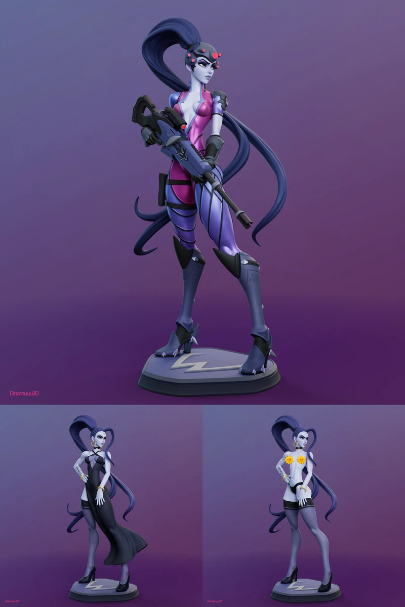 Widowmaker extra STL model for 3D printing