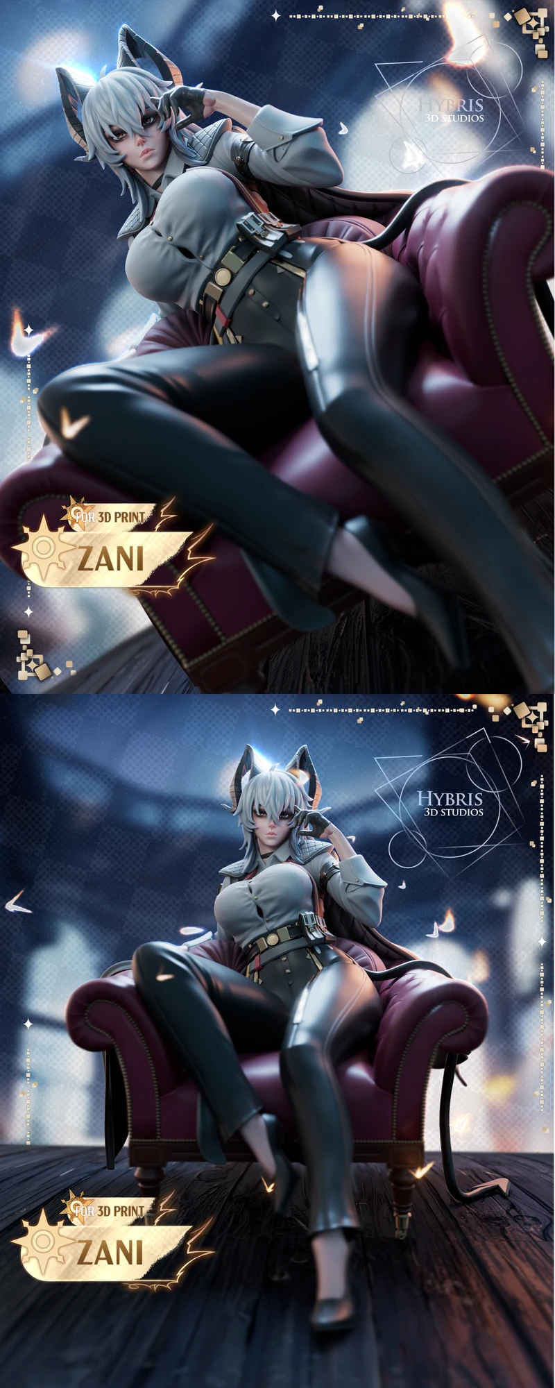 Wuthering Waves – Zani Collector Package, Base STL model for 3D printing