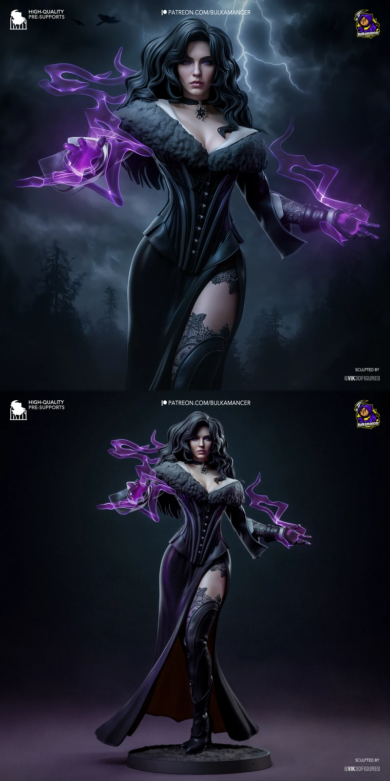 Yennefer – The Witcher STL model for 3D printing