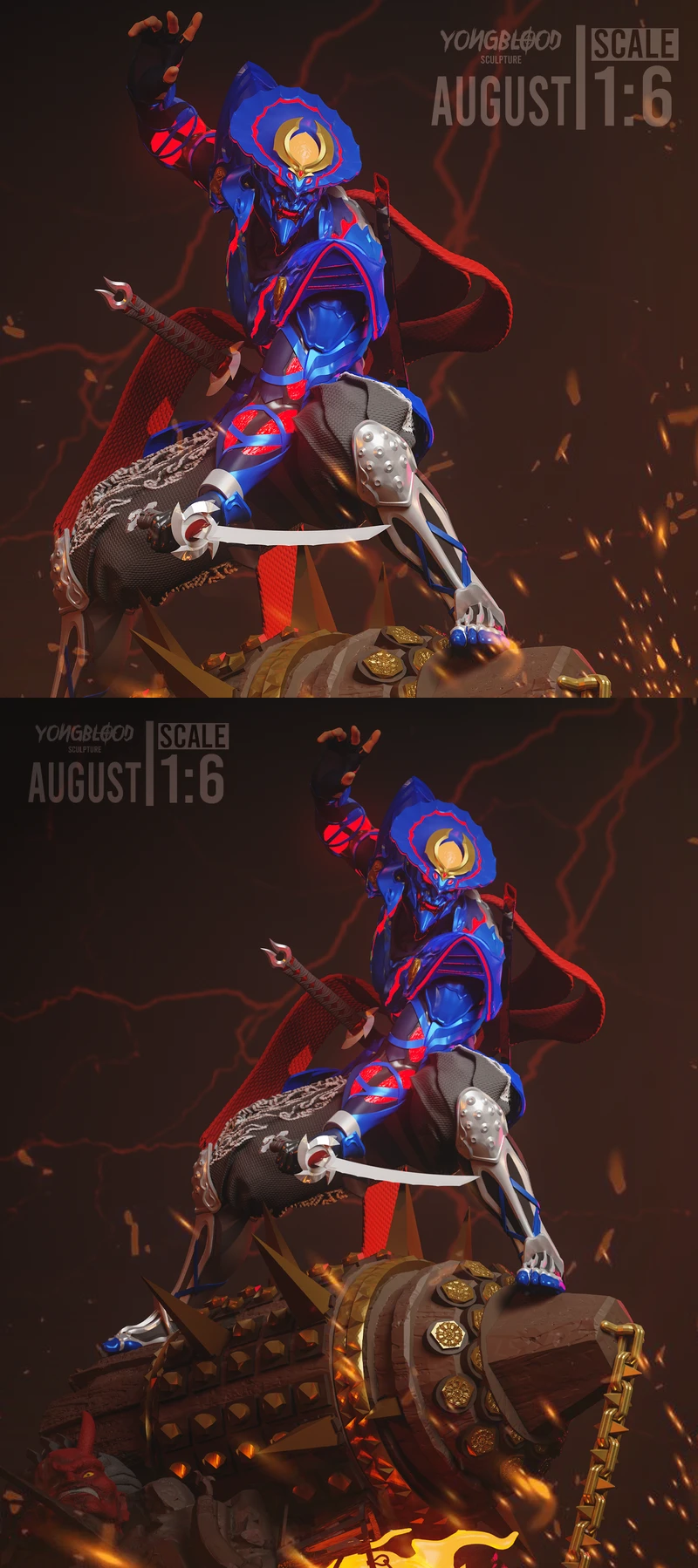 Yoshimitsu Tekken 3D Printable STL Figure STL model for 3D printing