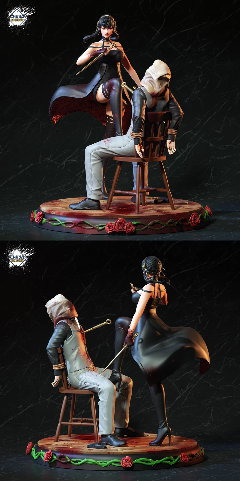 Yor Forger STL – Spy x Family Assassin Figure STL model for 3D printing