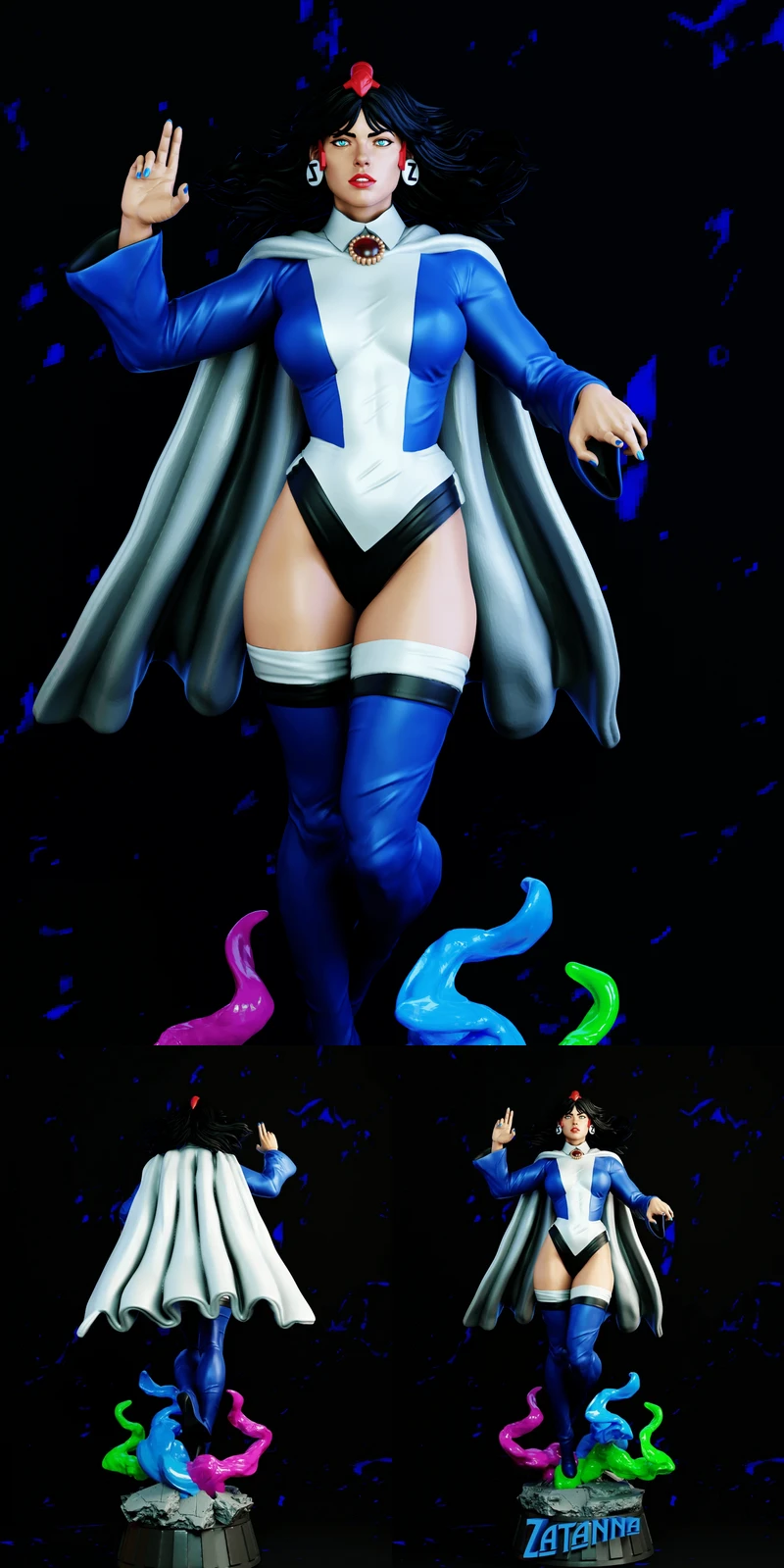 Zatanna STL model for 3D printing
