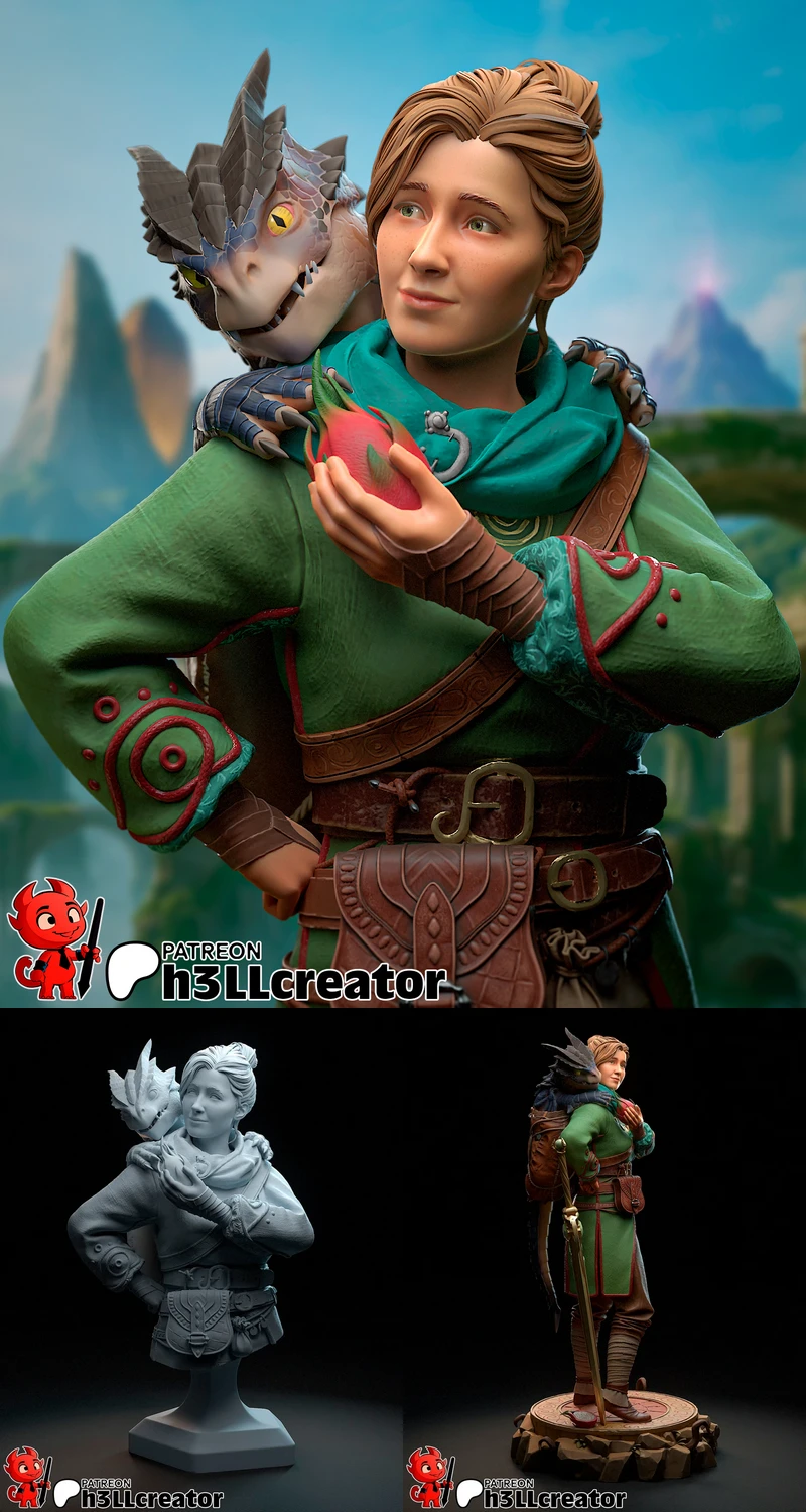Zoe (Split Fiction) STL model for 3D printing