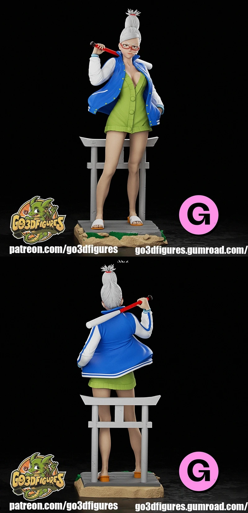 Seiko Ayase STL File | 3D Printable Anime Figure STL model for 3D printing