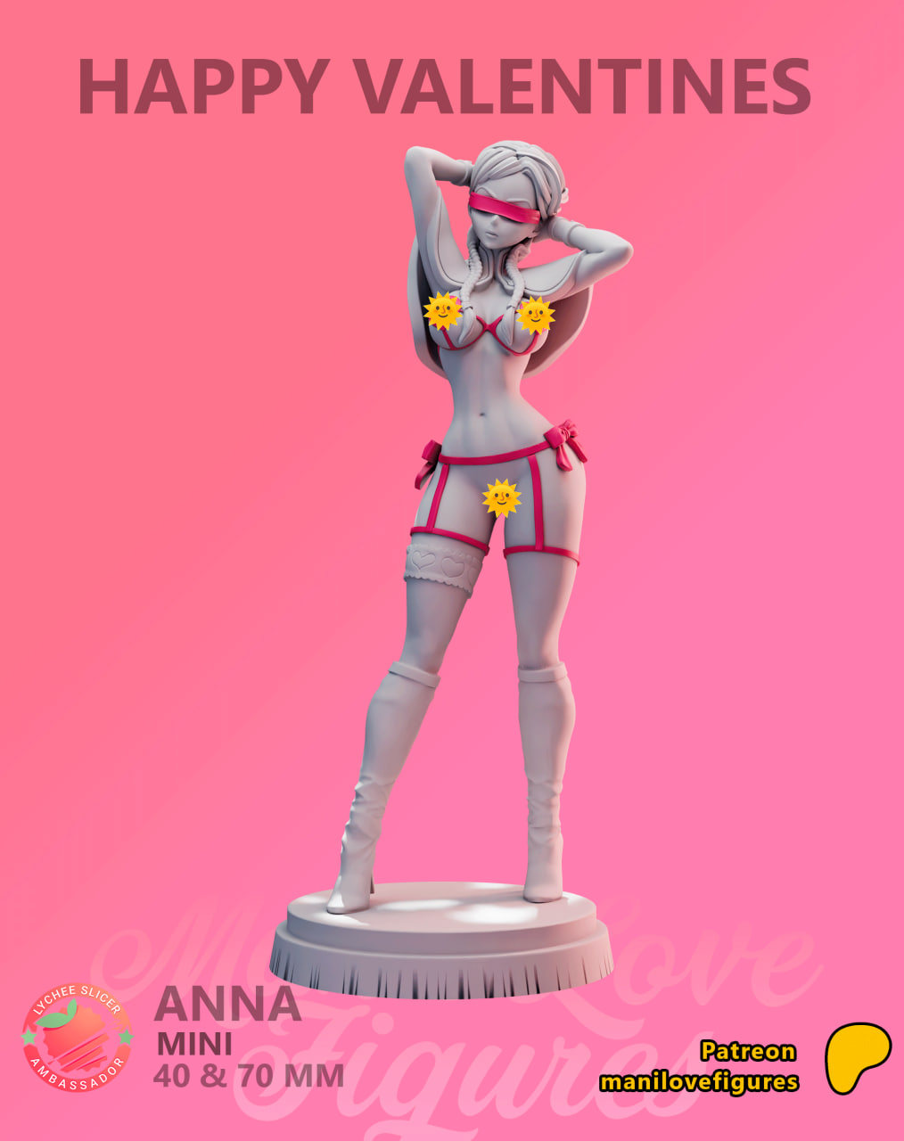 Anna – Frozen STL model for 3D printing