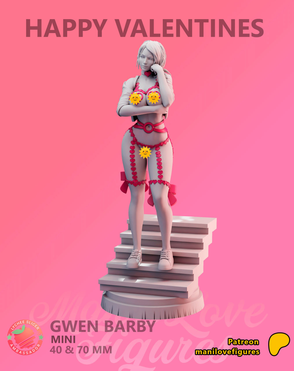 Gwen barby – marvel STL model for 3D printing