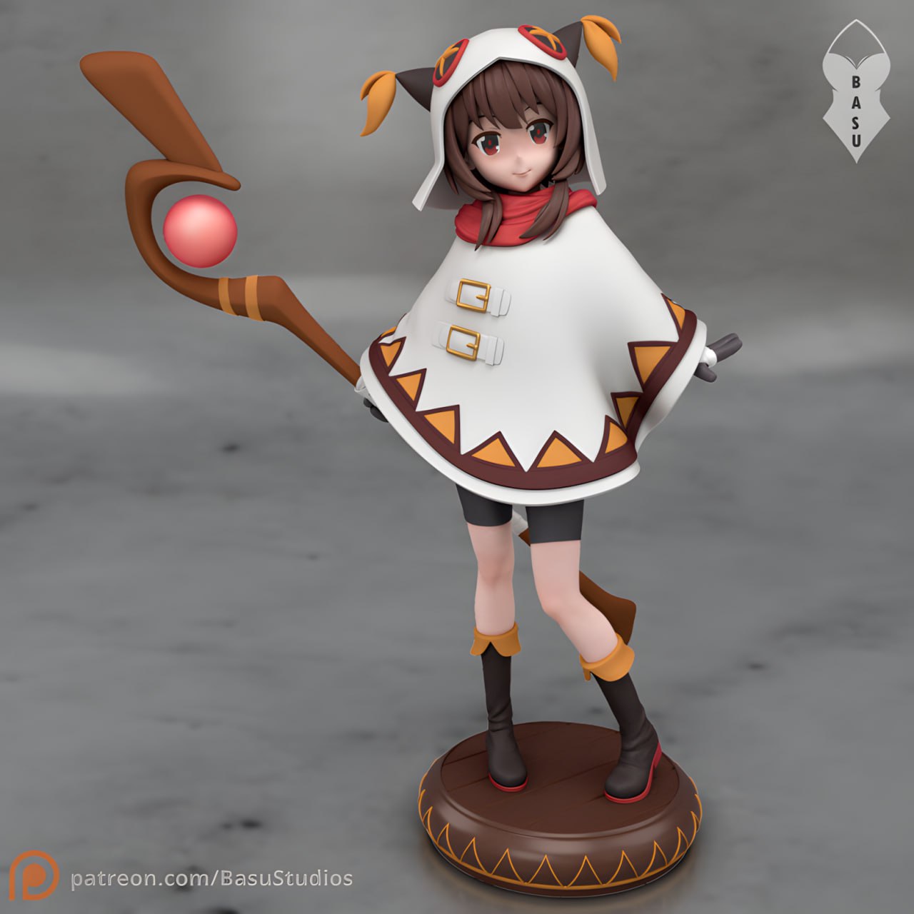 Konosuba – Megumin STL model for 3D printing