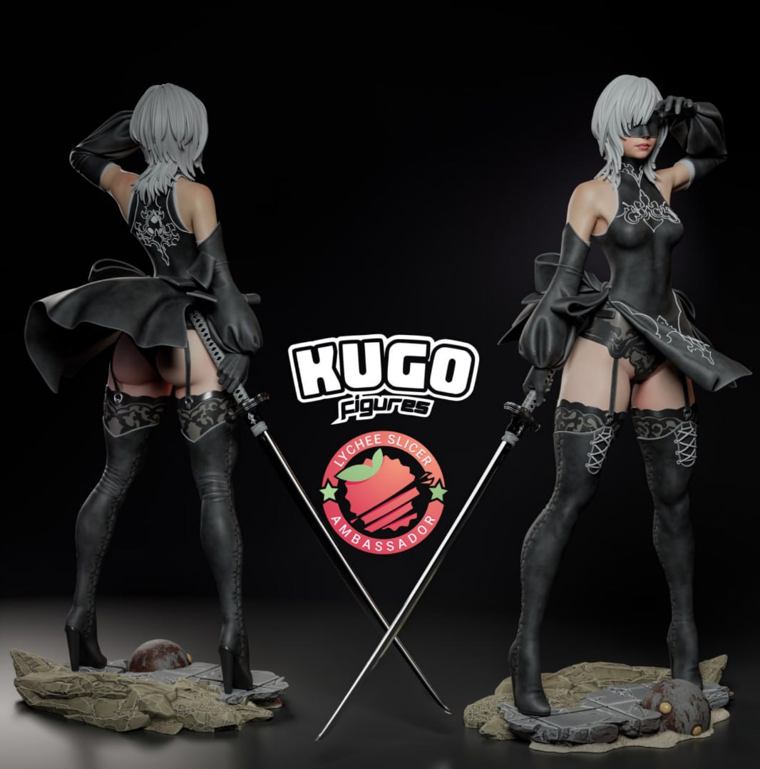 2B Nier Automata STL model for 3D printing