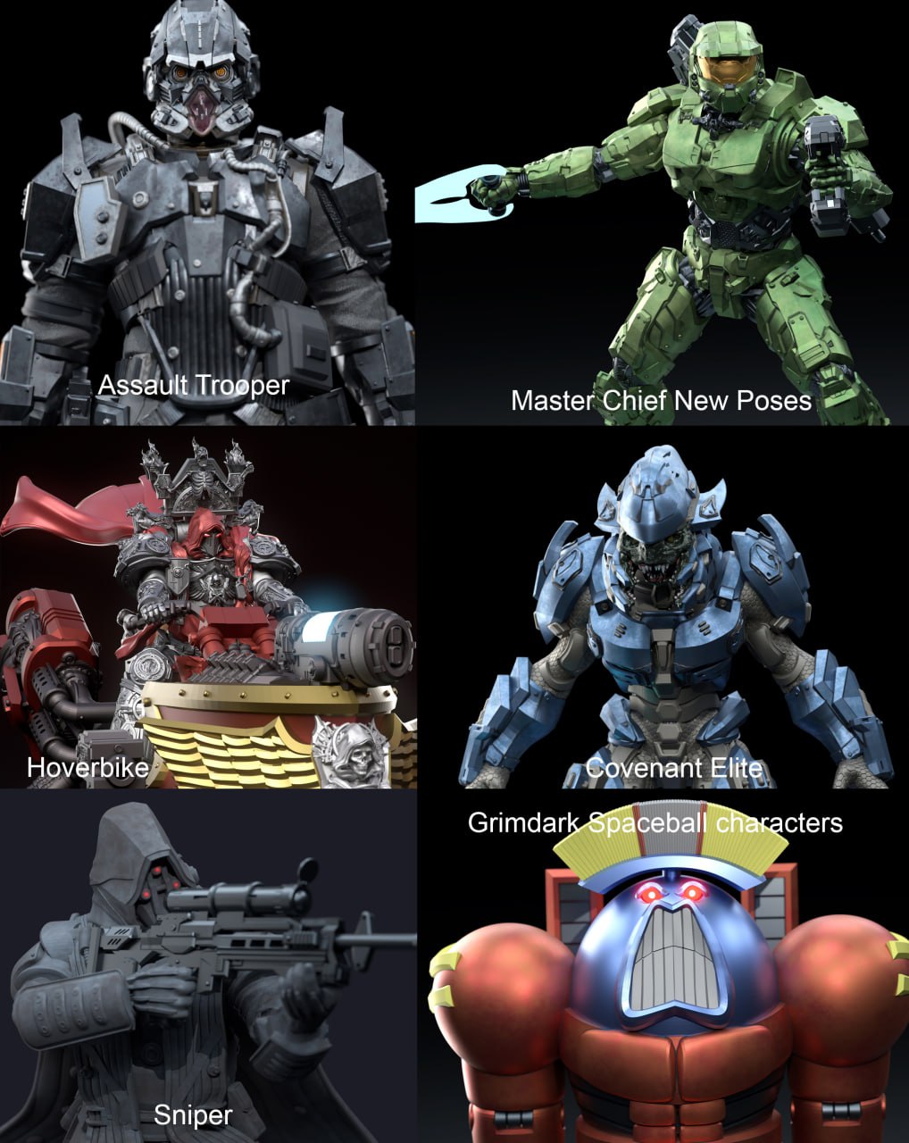 March 2025 – Sci Fi Alternative Month STL model for 3D printing