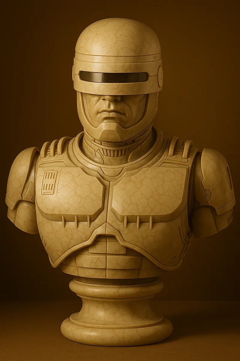 RoboCop Bust – Sci-Fi Icon STL Model for 3D Printing STL model for 3D printing