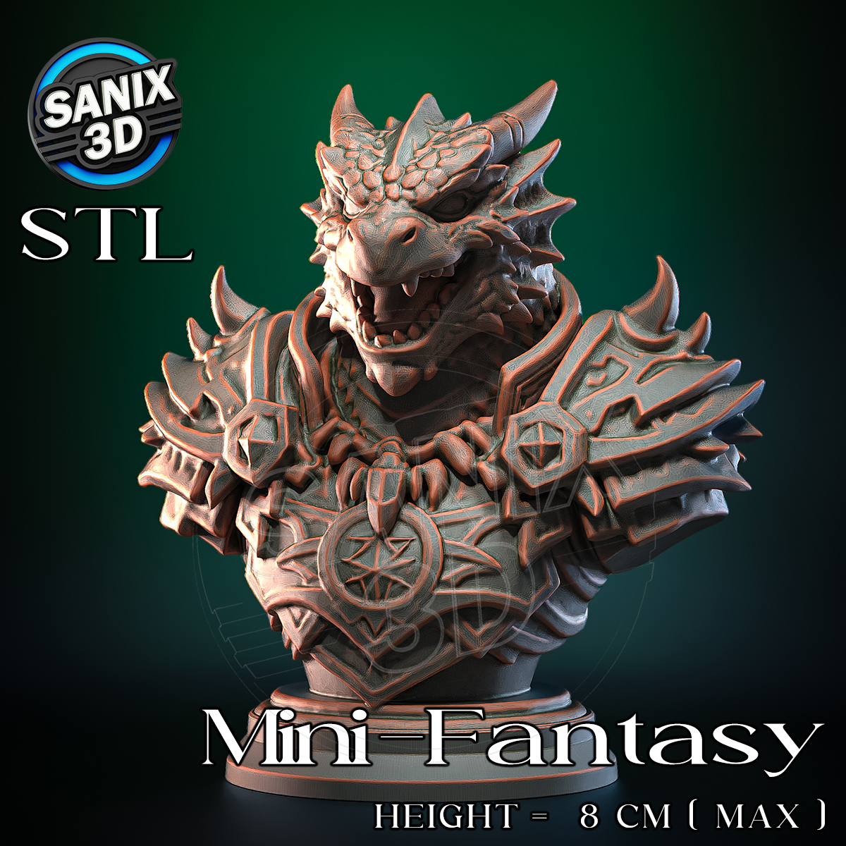 Dragon Warrior STL model for 3D printing