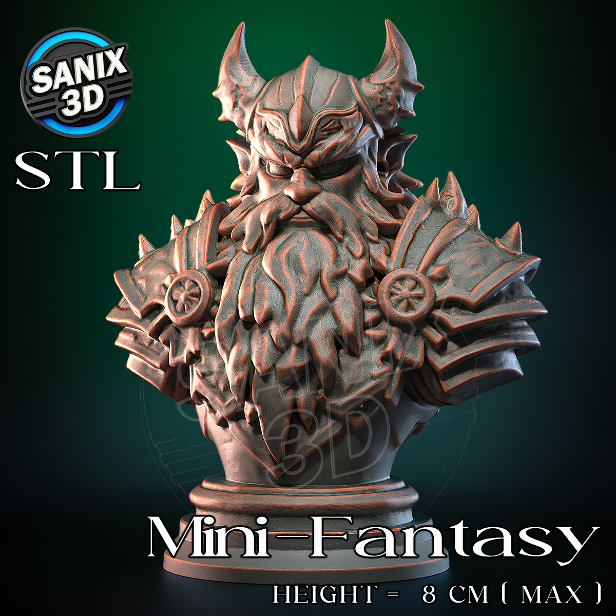 Chaos Dwarf STL model for 3D printing