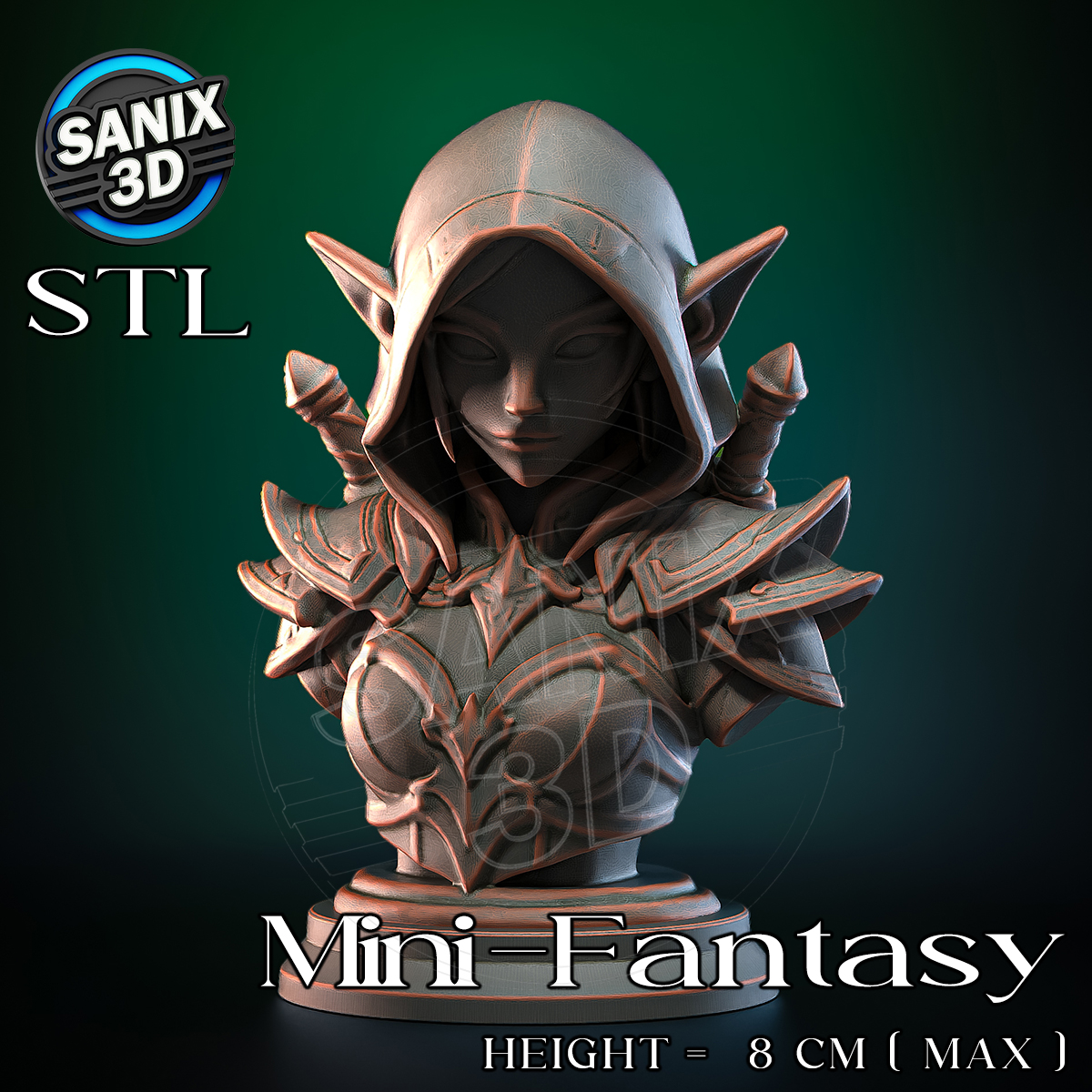 Shadow Elf STL model for 3D printing