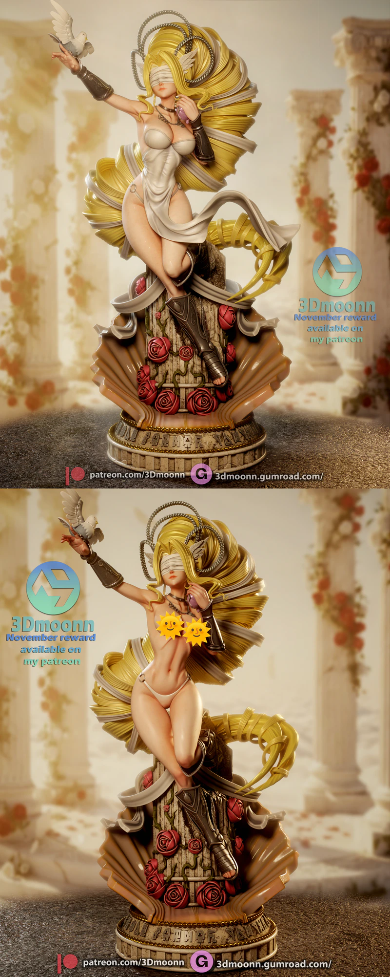 Venusmon Digimon STL Figure for 3D Printing STL model for 3D printing