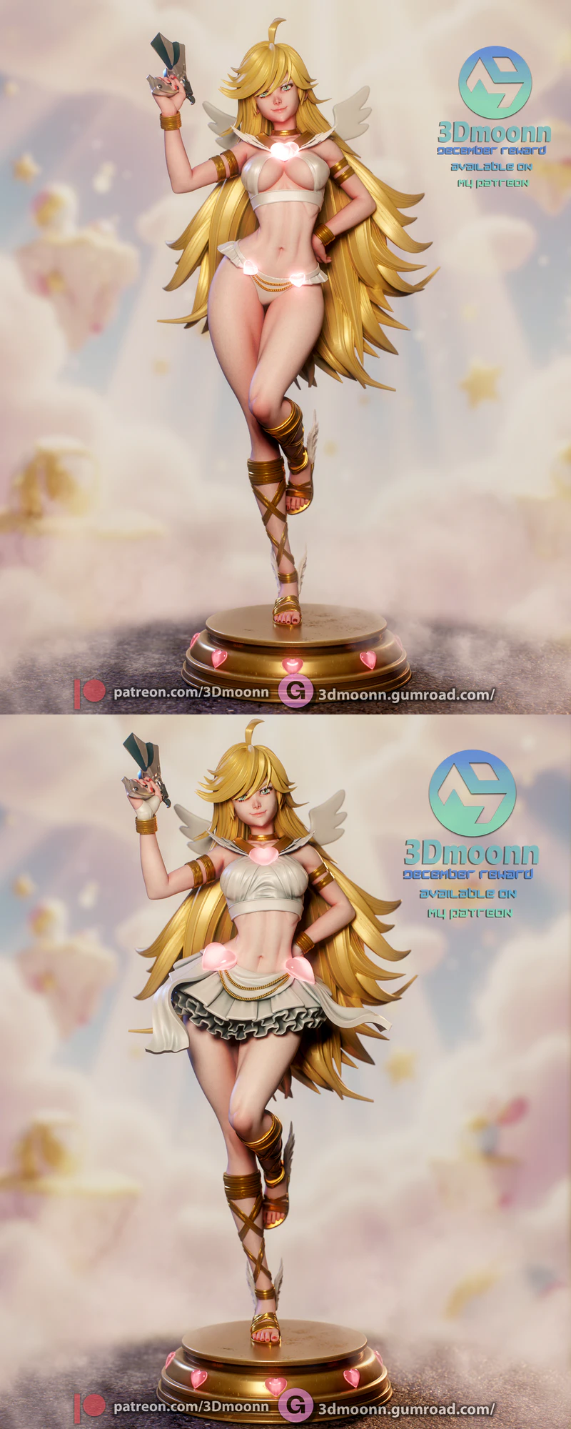 Panty from Panty & Stocking STL Figure for 3D Printing STL model for 3D printing