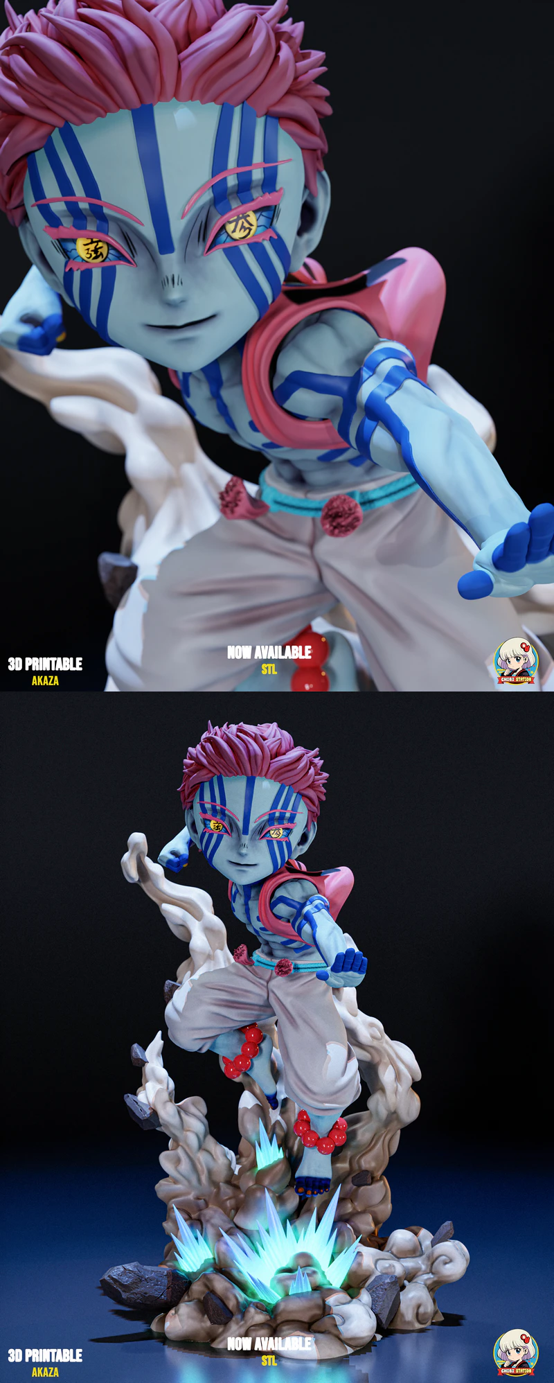 AKAZA 3D Printable Figure STL File for Resin Printer STL model for 3D printing