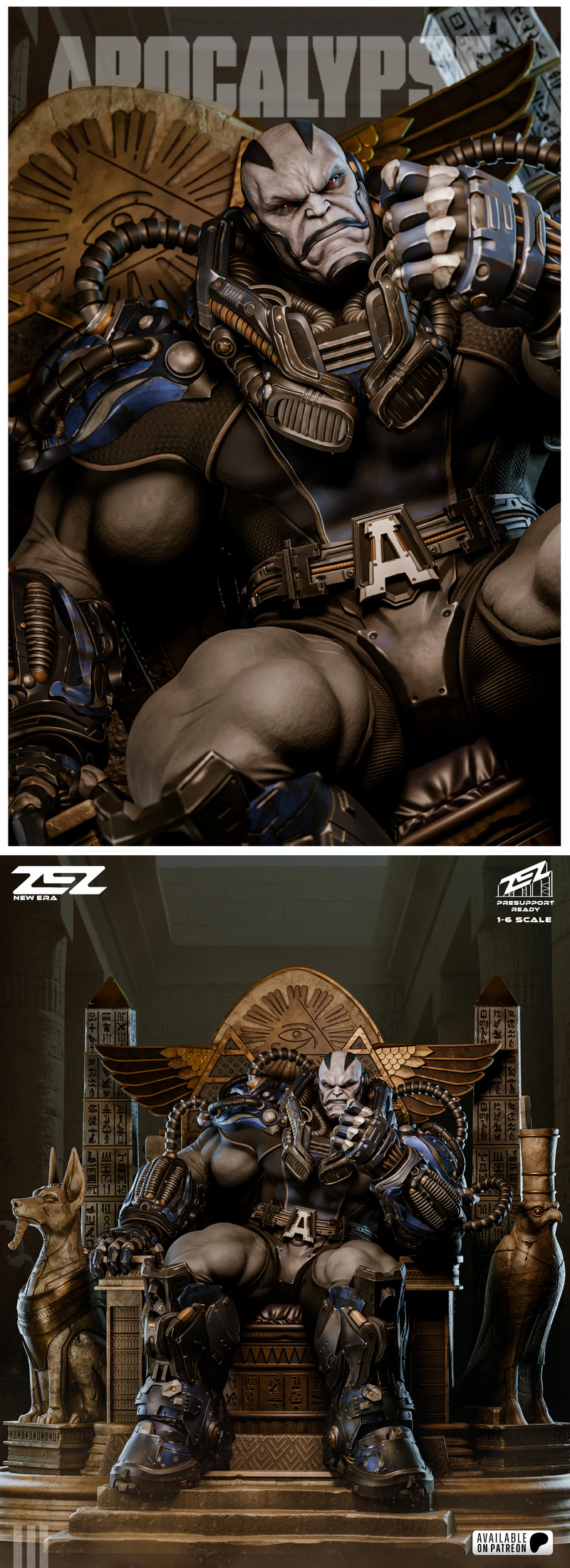 Apocalypse Throne 3D Printable STL Model for Resin Printer STL model for 3D printing