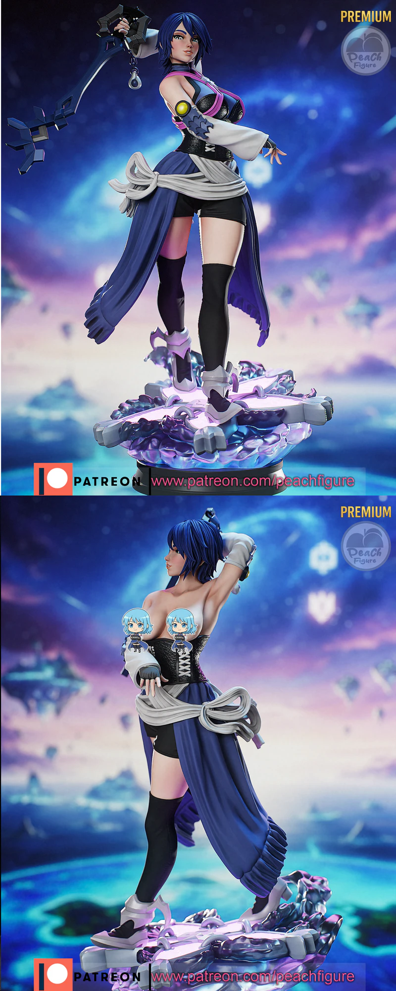 Aqua – Inspired by Magical Adventure Realms STL model for 3D printing