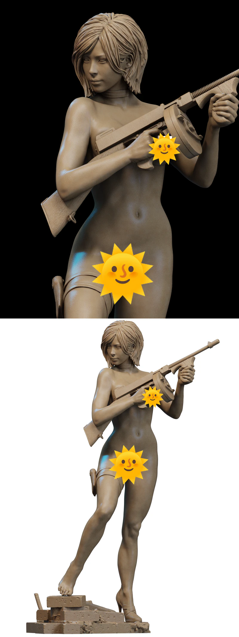 Ada Wong Extra 3D Printable Model STL model for 3D printing