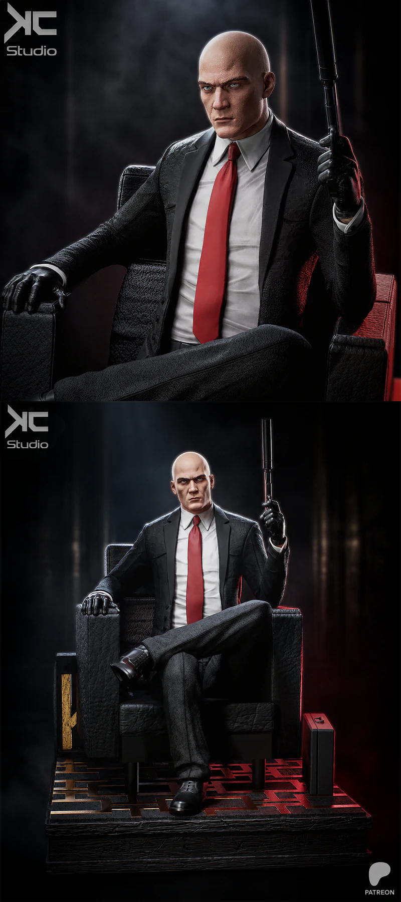 Agent 47 – Hitman STL model for 3D printing