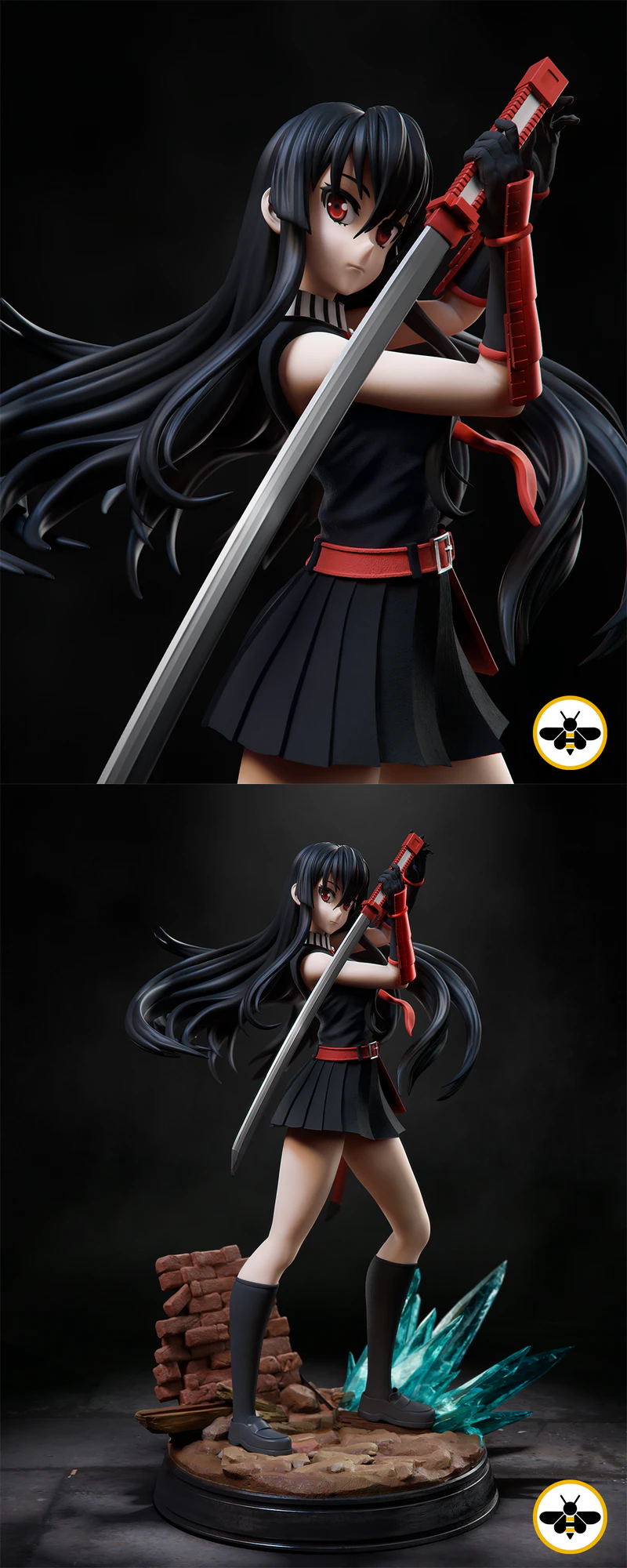 Akame Ga Kill Anime Character 3D Printable STL Model STL model for 3D printing