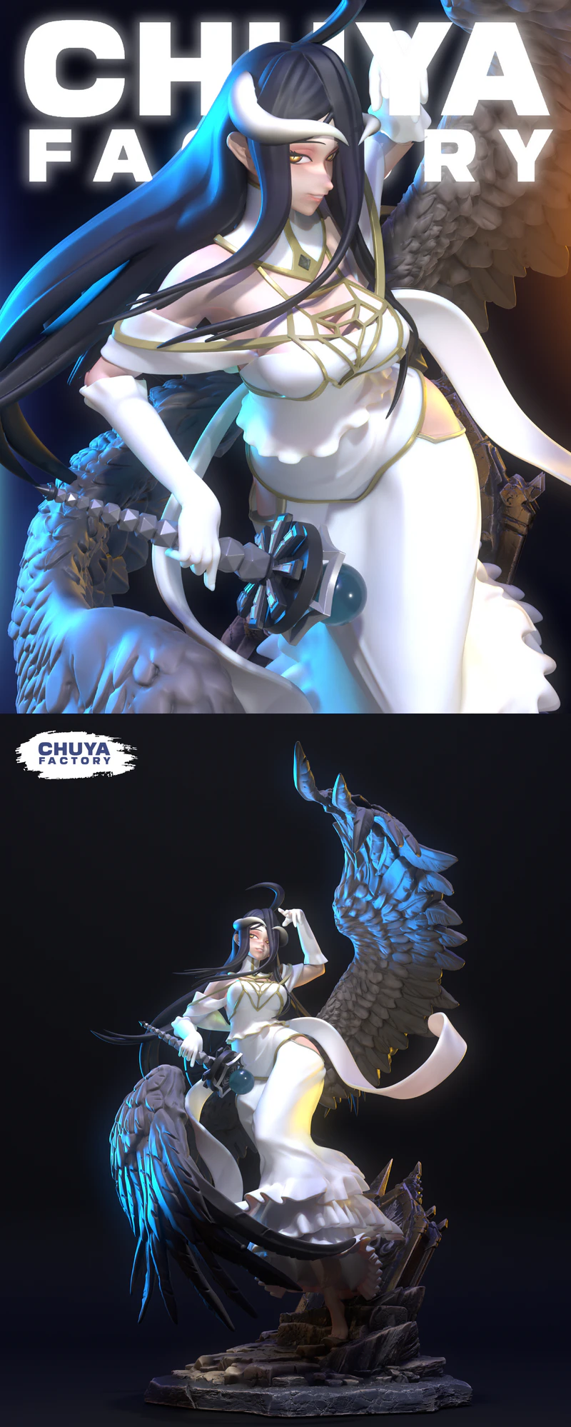 Albedo STL File for 3D Printable Miniature STL model for 3D printing