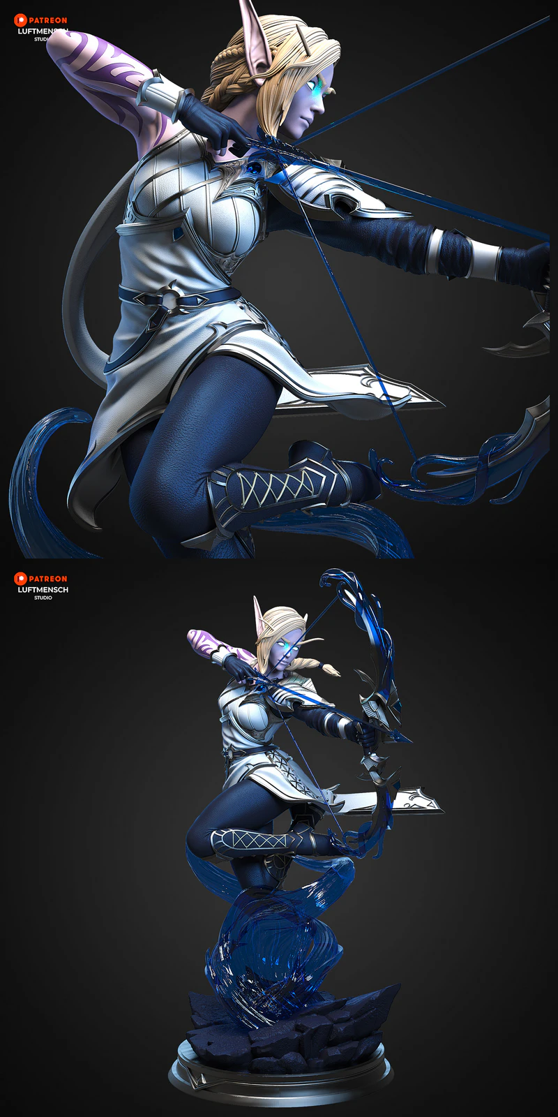 Alleria Midnight STL model for 3D printing