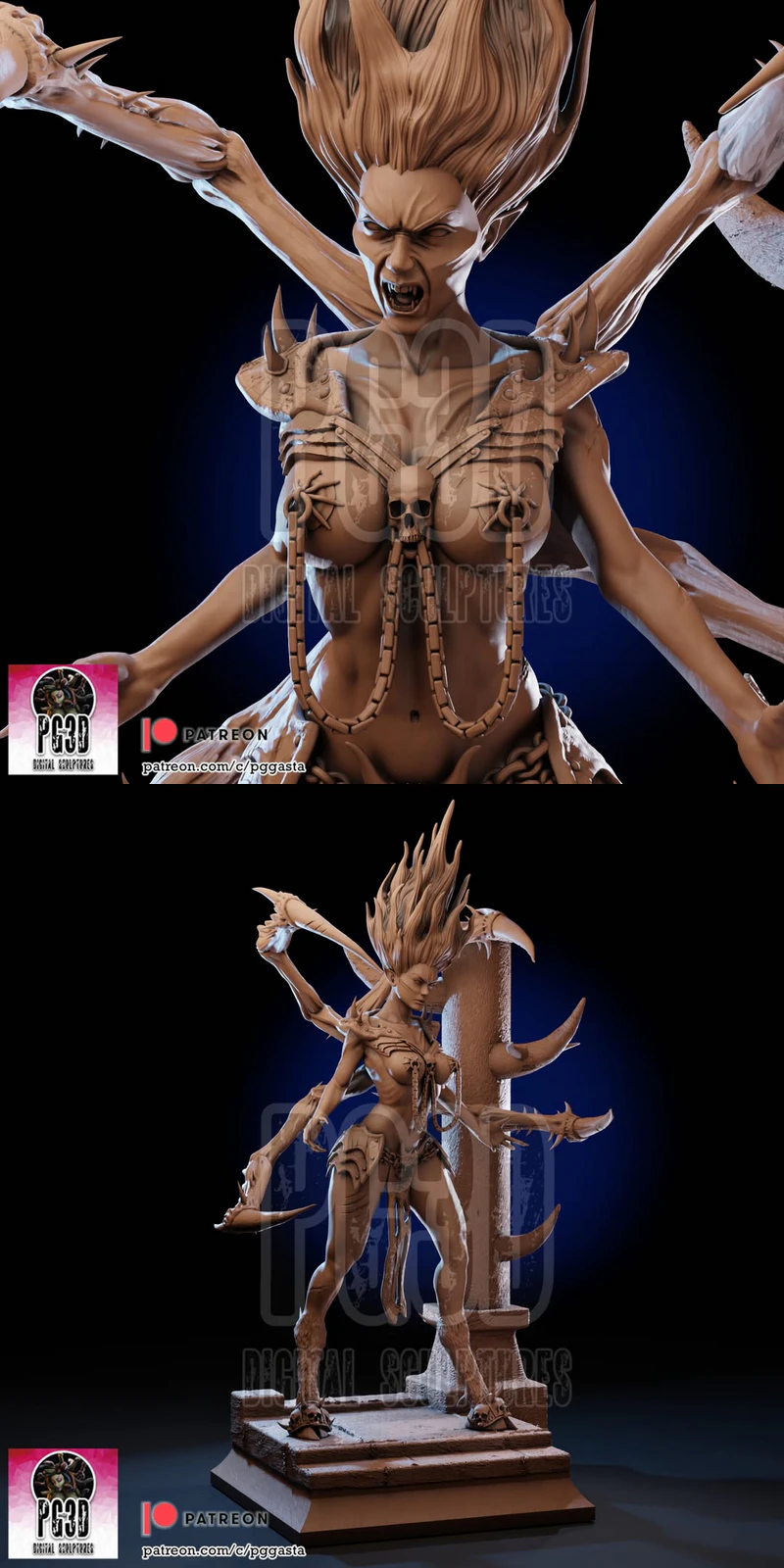 Andariel – Diablo STL model for 3D printing