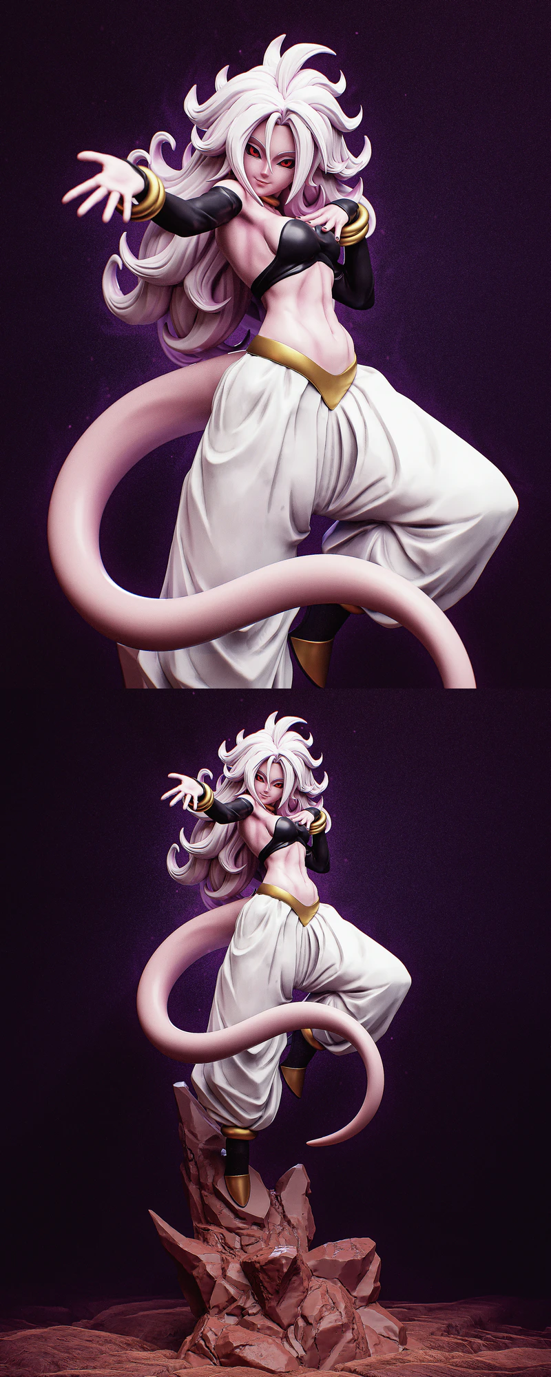 Android 21 STL model for 3D printing