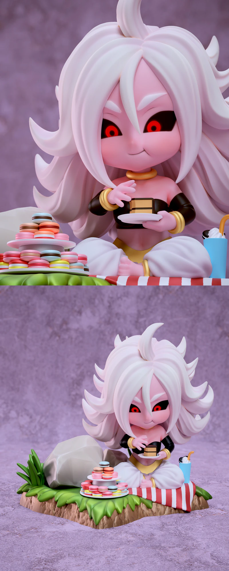 Android 21 Dragon Ball FighterZ 3D Printable STL File STL model for 3D printing