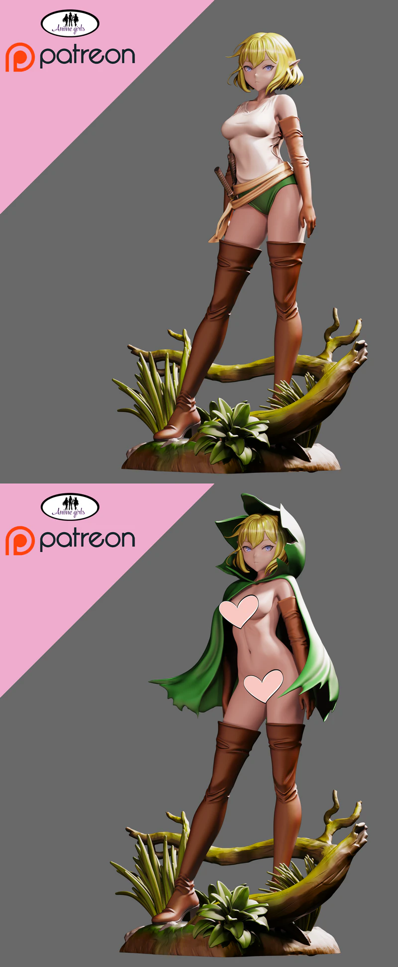 Ryuu Lion STL model for 3D printing