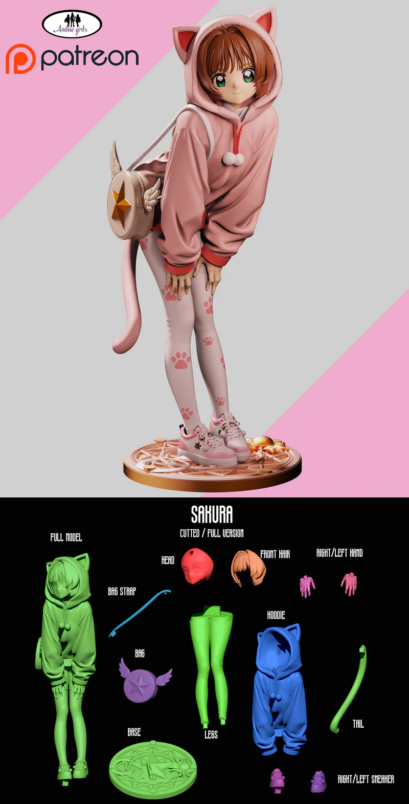 Sakura STL model for 3D printing