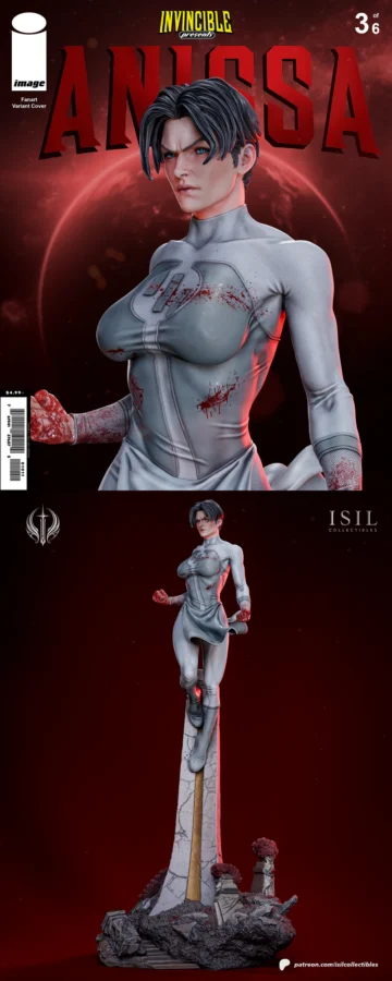 Anissa – Battle of Viltrum Diorama STL model for 3D printing
