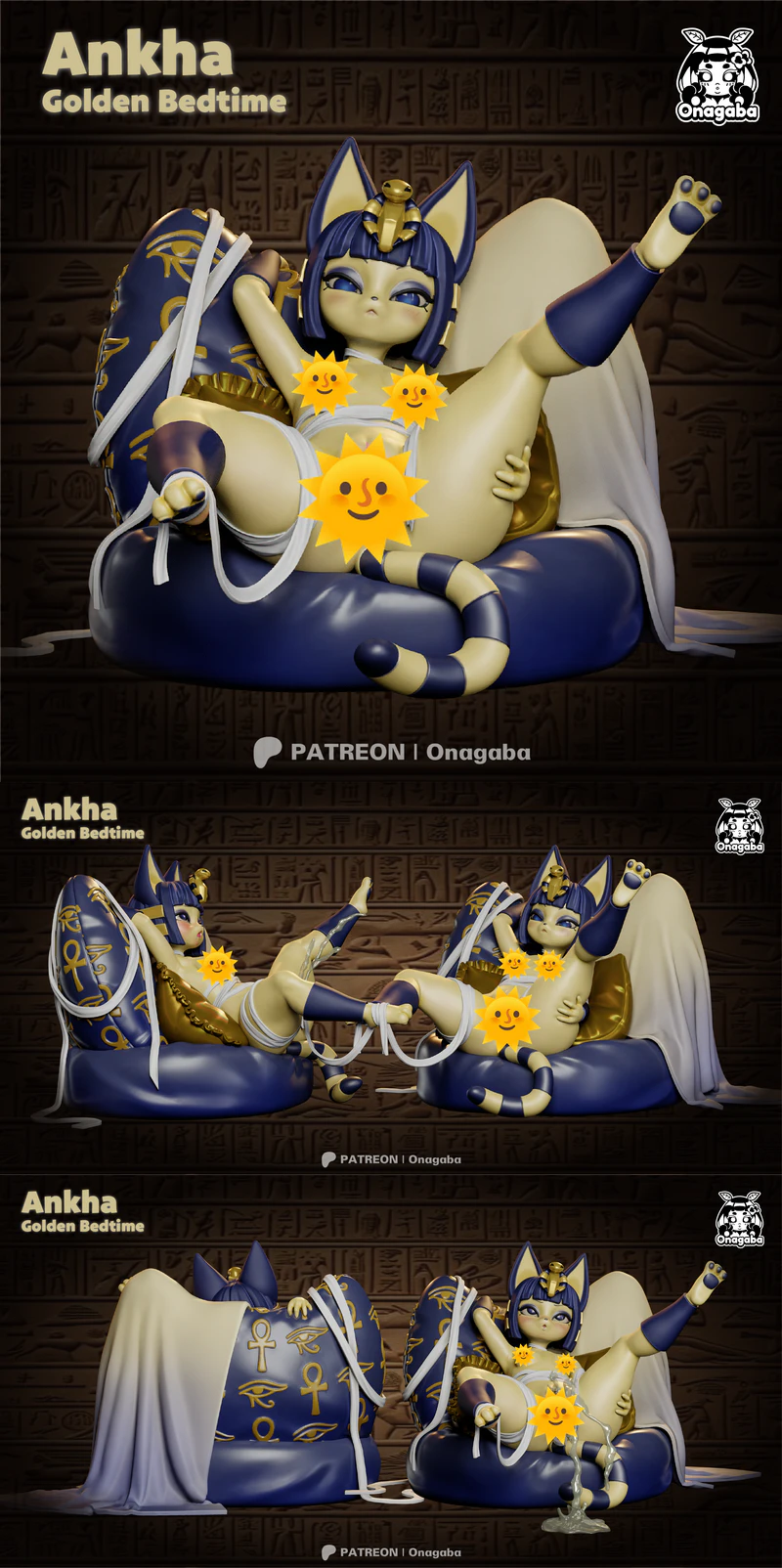 Ankha Golden Bedtime STL model for 3D printing