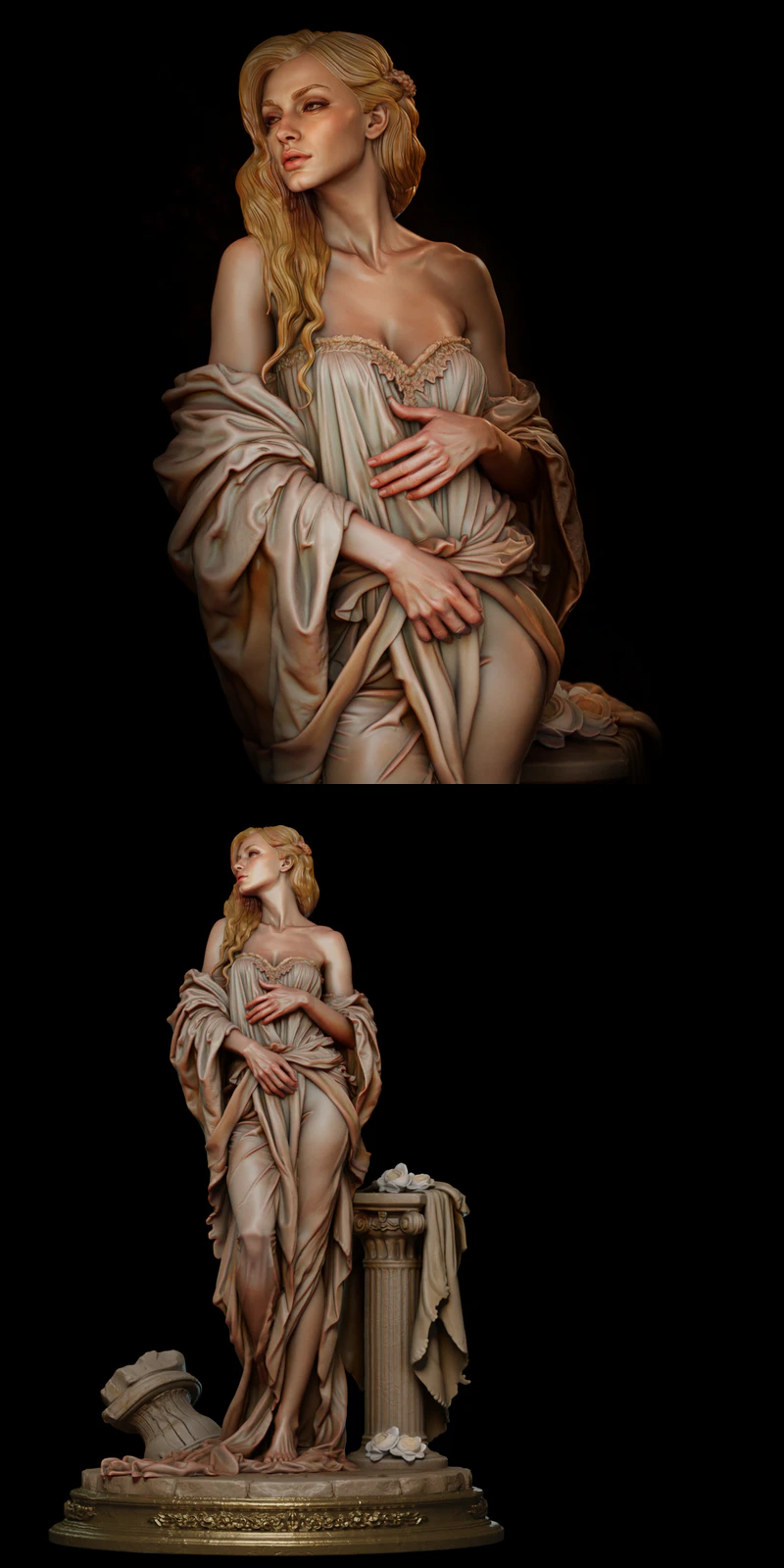 Aphrodite STL model for 3D printing