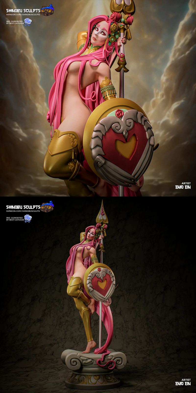 Aphrodite Hades II Miniature 3D Printable STL Model STL model for 3D printing