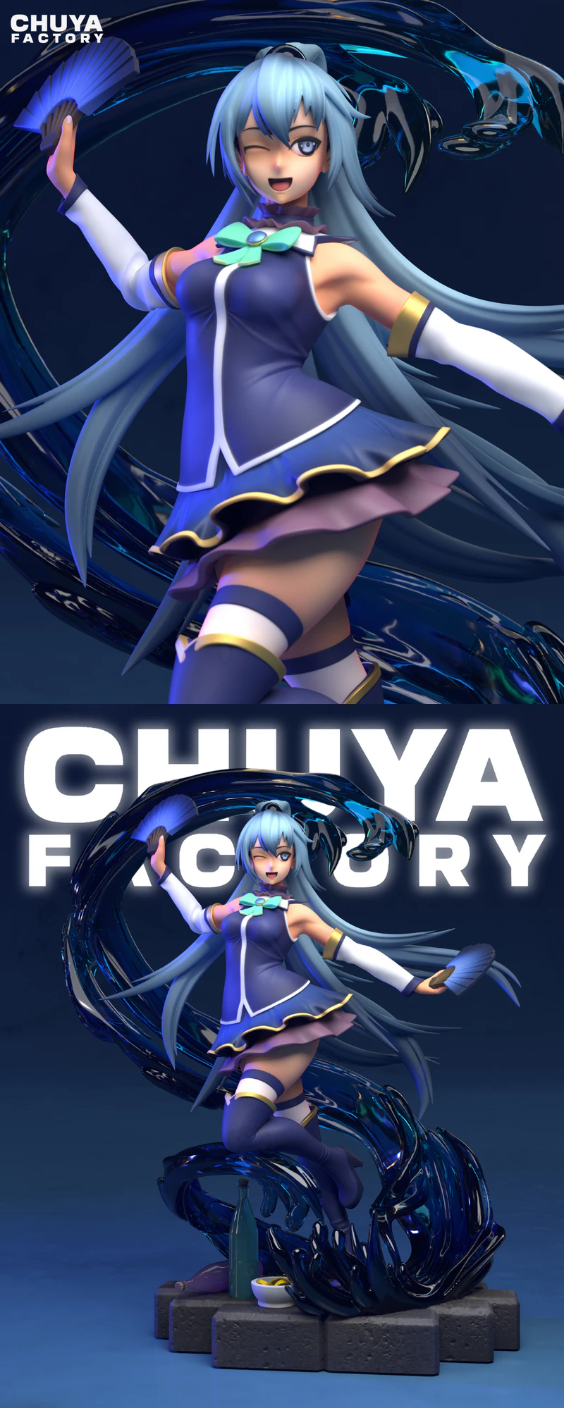 Aqua – KonoSuba STL model for 3D printing